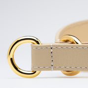 Beige psí obojek Martingale Wide