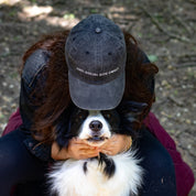 Černá džínová čepice - Anti-Social Dog Owner