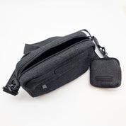 Černá džínová taška na venčení psů - Crossbody