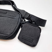Černá džínová taška na venčení psů - Crossbody