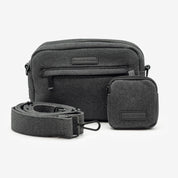 Černá džínová taška na venčení psů - Crossbody