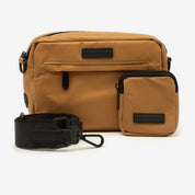 Reflexní bronzová taška na venčení psů - Crossbody