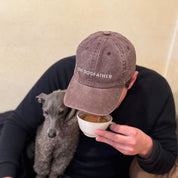 Hnědá džínová čepice - The Dogfather