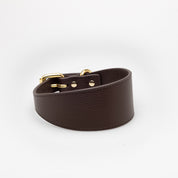 Hnědý obojek pro psa Coffee Brown Wide