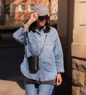 Šedá džínová kšiltovka - Dogs & Wine Make Everything Fine 