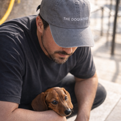 Šedá denimová kšiltovka - The Dogfather 