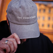Šedá denimová kšiltovka - The Dogfather 