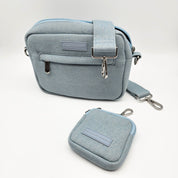 Džínová vycházková taška pro psy - Crossbody