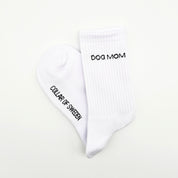White Tube Socks - Dog Mom