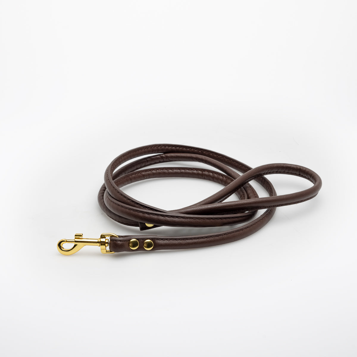 image - Coffee Brown Leather Lead Medium